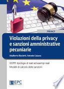 Violazioni della privacy e sanzioni amministrative pecuniarie