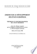 Visions sur le développement des états européens