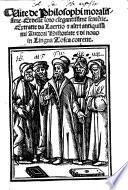 Vita de philosophi moralissime