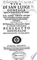 Vita de San Luigi Gonzaga della Compagnia di Gesu