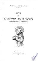 Vita del B. Giovanni Duns Scoto