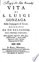 Vita del beato Luigi Gonzaga