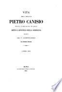 Vita del Beato Pietro Canisio della Compagnia di Gesù, detto l'apostolo della Germania