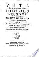 Vita del ... Monsig. N. Stenone, etc