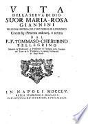 Vita Della Serva Di Dio Suor Maria-Rosa Giannini