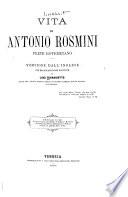 Vita di Antonio Rosmini, prete roveretano