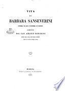 Vita di Barbara Sanseverini Contessa di Sala e marchesa di Colorno