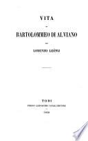 Vita di Bartolommeo di Alviano per Lorenzo Leonij