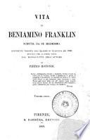 Vita di Beniamino Franklin, scritta da se medesimo