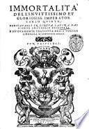 Vita di Carlo quinto imp. descritta da M. Lodouico Dolce