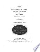 Vita di Giambatista di Savoia principe del sangue e notizia delle sue monete. Libri tre di Giuseppe Vernazza di Freney