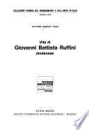 Vita di Giovanni Battista Ruffini modenese