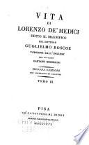 Vita di Lorenzo de' Medici, detto Il Magnifico