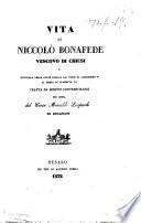 Vita di N. Bonafede, Vescovo di Chiusi
