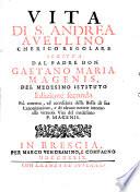 Vita di S. Andrea Avellino