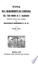 Vita di S. Margherita da Cortona del terz'ordine di S. Francesco