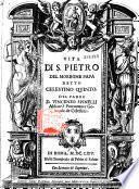 Vita di S. Pietro del Morrone papa detto Celestino V