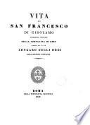 Vita di San Francesco di Girolamo S.J.