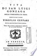 Vita di San Luigi Gonzaga della Compagnia di Gesu