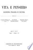 Vita e pensiero