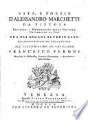 Vita e poesie (pubbl. da Francesco Marchetti.)
