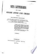 Vita letteraria del conte Giovanni Antonio Luigi Cibrario