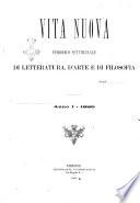 Vita nuova periodico settimanale di letteratura, d'arte e di filosofia