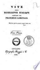 Vite degli eccellenti italiani composte per Francesco Lomonaco