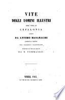 Vite degli uomini illustri dell'Isola di Cefalonia