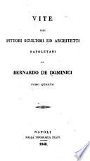 Vite dei pittori, scultori ed architetti napoletani di Bernardo de Dominici