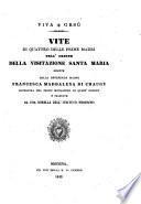 Vite di quattro delle prime madri dell'ordine della visitazione Santa Maria