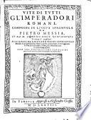Vite di tutti gl'Imperatori