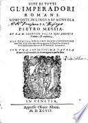 Vite di tutti gl'imperatori romani