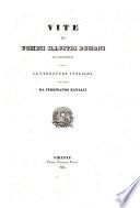 Vite di uomini illustri romani dal Risorgimento della letteratura italiana scritte da Ferdinando Ranalli