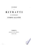 Vite e ritratti di venticinque uomini illustri