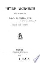 Vittoria Accoramboni, storia del secolo 16. corredata di note e documenti