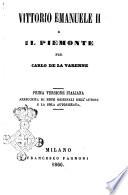 Vittorio Emanuele 2. e il Piemonte