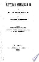 Vittorio Emanuele II e il Piemonte