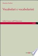 Vocabolari e vocabolaristi
