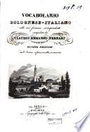 Vocabolario bolognese-italiano colle voci francesi correspondenti