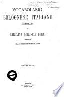 Vocabolario bolognese italiano