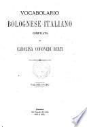 Vocabolario bolognese italiano
