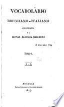 Vocabolario Bresciano - Italiano