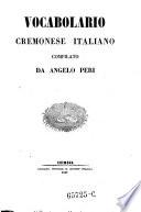 Vocabolario cremonese italiano