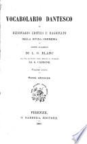 Vocabolario dantesco