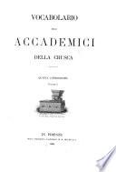 Vocabolario degli accademici della Crusca