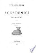 Vocabolario degli accademici della Crusca