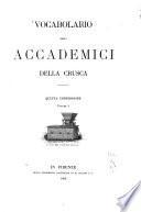 Vocabolario degli accademici della Crusca