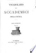 Vocabolario degli accademici della Crusca