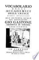 Vocabolario degli accademici della Crusca: L-P